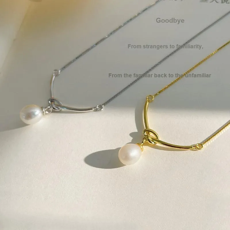 JINLIUFUJIXIANG Freshwater Pearl Necklaces Women's-12