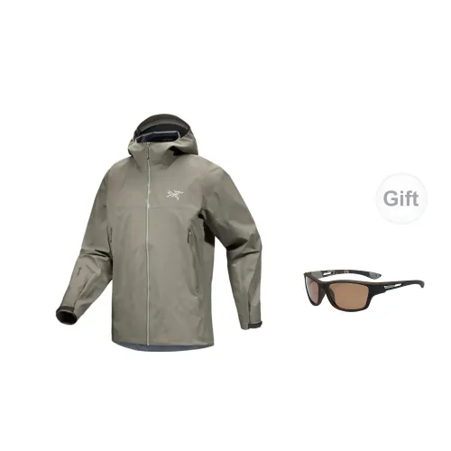 Arcteryx Beta Series Windbreaker Jackets Men Misty Green Grey+Free Eyeglasses