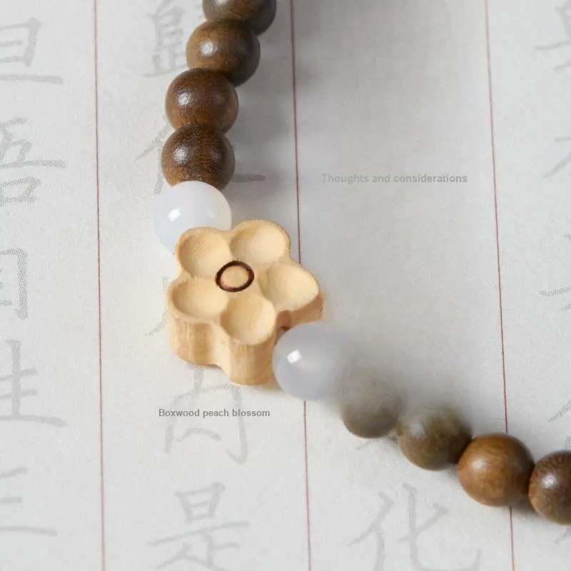 XIBAOCHUNHUA Green Sandalwood Bracelets Unisex-3
