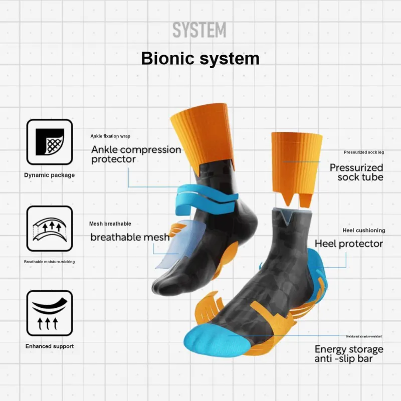 I.t.b Basketball Socks Unisex 4 Pack-5