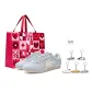 Iceberg Blue/Classic White[Pink Shopping Bag+Keychain]