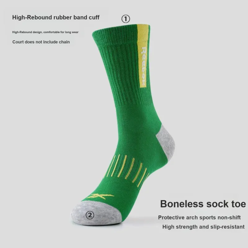 Reebok Mid Calf Socks Unisex 5 Pack-4