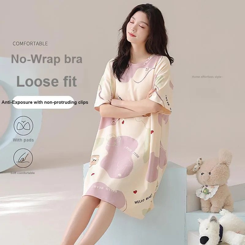 Pretty lady Women's Nightgowns-2