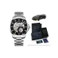Silver Case Black Dial Steel Band[Limited Sports Car Clothing Sets]