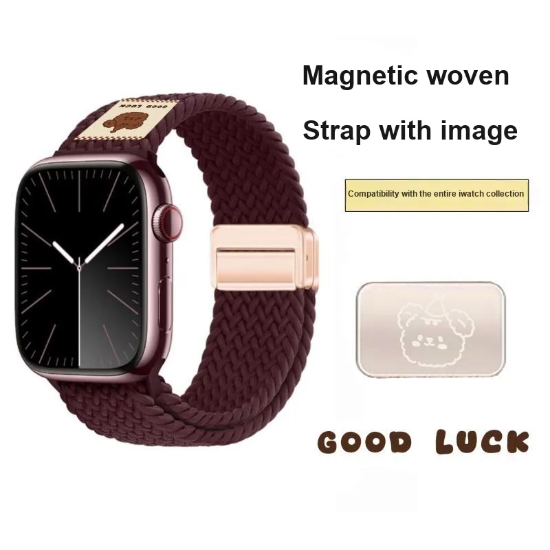 LOVINGCOOL Watch Bands Apple Compatibility 18cm Nylon Material-13
