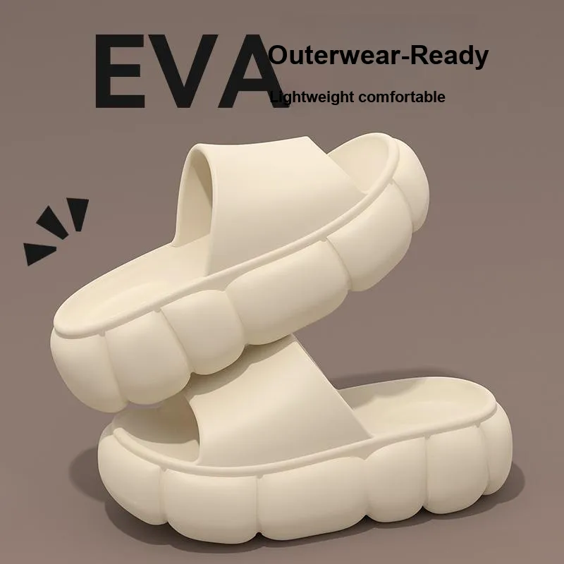 LUNNIFEIYA Premium Thick Soled Summer Couple Indoor Bathing Slip Resistant Odor Resistant EVA Slippers-6