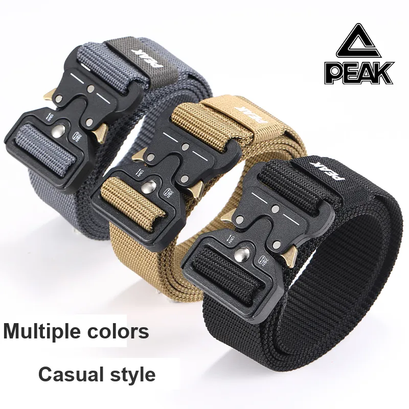 PEAK Polyester Sports Belts Unisex 3.8cm-3