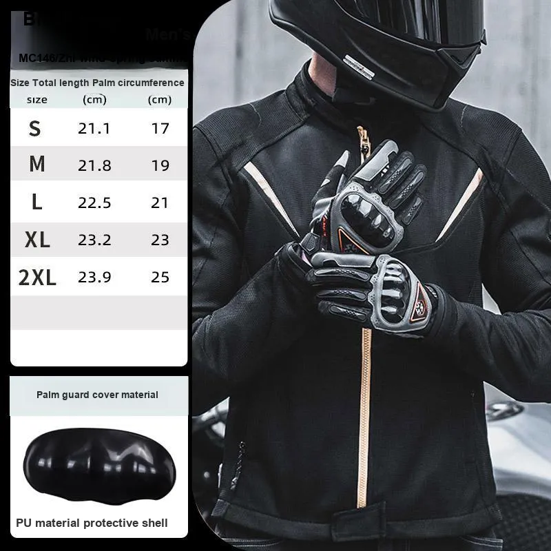 SCOYCO Motorcycle Glove Hands Unisex Elbow Protector Motorcycle Gloves-26
