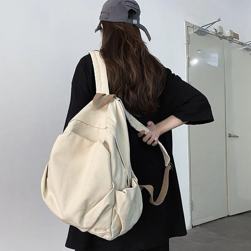 GEERDUN Canvas Backpack Unisex Multicolor-2