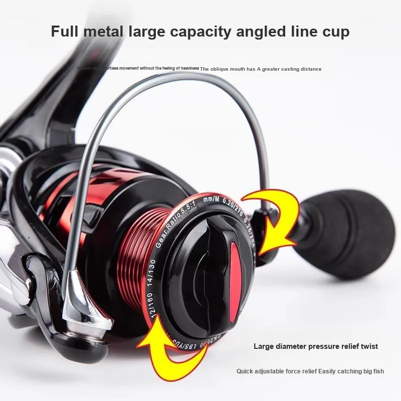 Jiadiaoni Fishing Line Reels Front Drag Spinning Reel-4