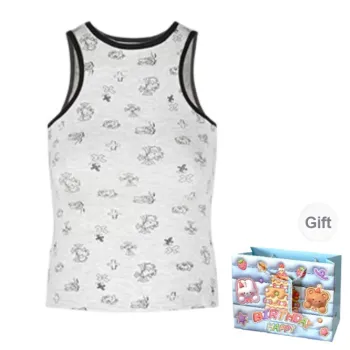 BRASS SCOUT Tank Tops Women's Gray Shopping Bag Included
