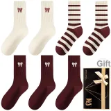 Red Bowknot *3, White Bowknot *2, Pinstripe *2 (7 Pack)