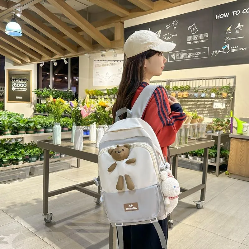 Vack Nylon Backpack Unisex Multicolor-3