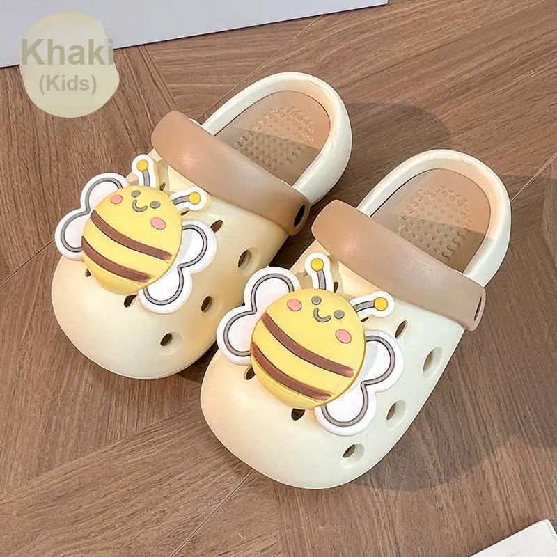 CEO Bee Clogs Platform Squashy And Bouncy Feeling Women's DIY Cartoon Platform Home Indoor Men's-6