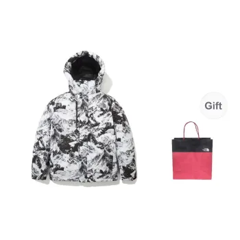 THE NORTH FACE Jacket Unisex Snow Mountain White Includes Shopping Bag