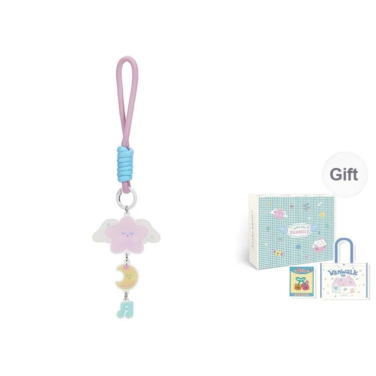 VANWALK Acrylic Charm Bag Accessory Women's Blue/Pink/Yellow-2