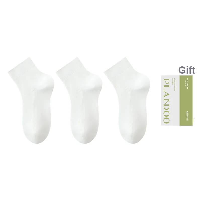 PLANDOO Mid Calf Socks Unisex Shopping Bag 3 Pack-14