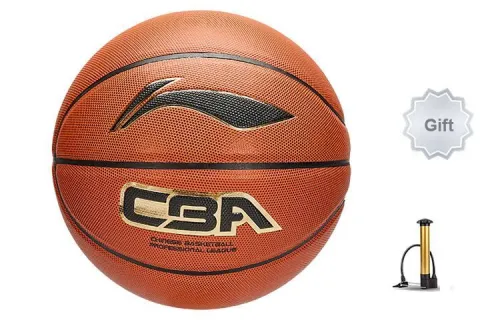 LiNing CBA Collection PVC Basketball Brown Size 7 Training Unisex