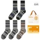Black 2+Gray Blue 2+Gray Coffee (5 Pack)