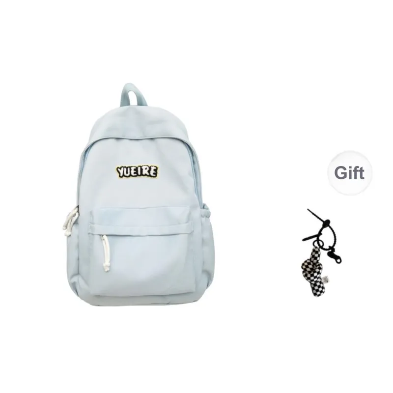 Yalu Nylon Backpack Unisex White/Black/Red/Yellow/Green/Blue-15