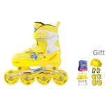 Yellow Backpack+Music Box+Helmet Protective Gear+Gift Pack