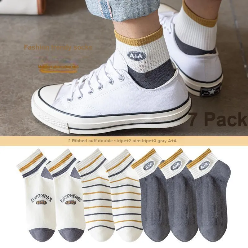 7 SEVFUN Ankle Socks Men's Combo Set-21