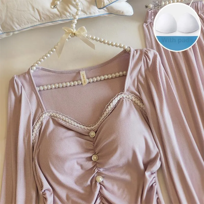 Sleeping Beauty Pajama Set Women's Light Purple-3