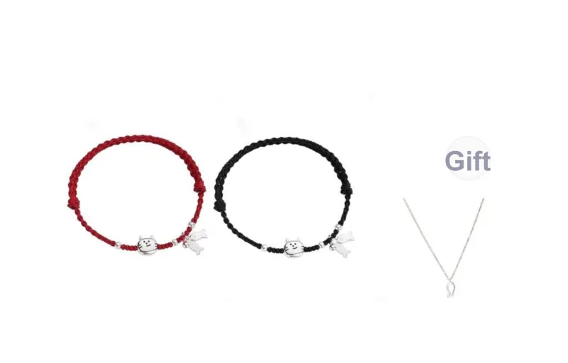 MIDNIGHT MOMENT Alloy Rope Bracelets Unisex-8