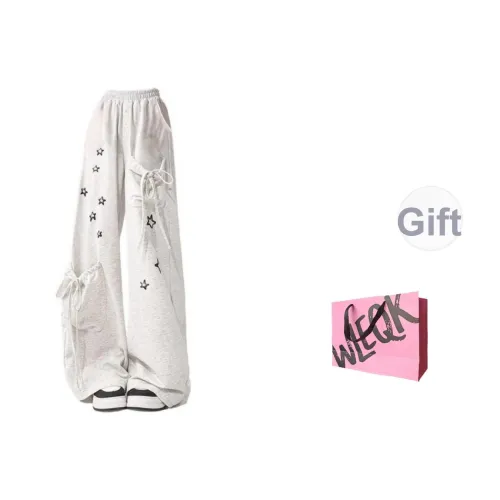 CTRTRC Light Gray Women's Casual Pants CTRTRC Светло-серые женские повседневные штаны