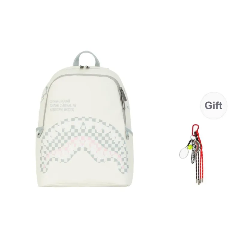 SPRAYGROUND PVC Backpack Unisex Raw White-0