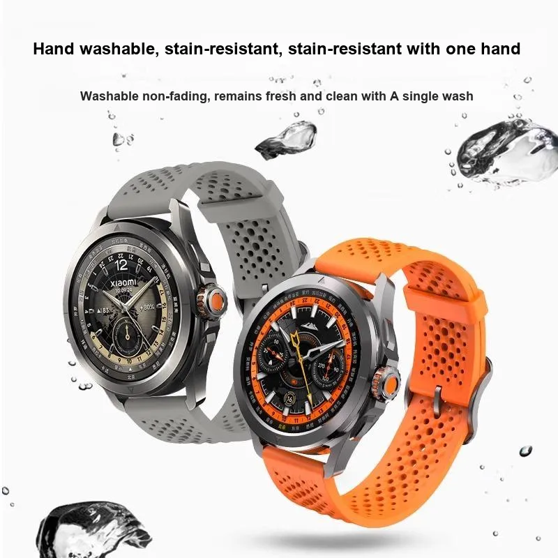 Watchbond Compatible With Xiaomi Watch S4 Sport Xiaomi Compatibility Watch Band 22mm Silicone Material-5