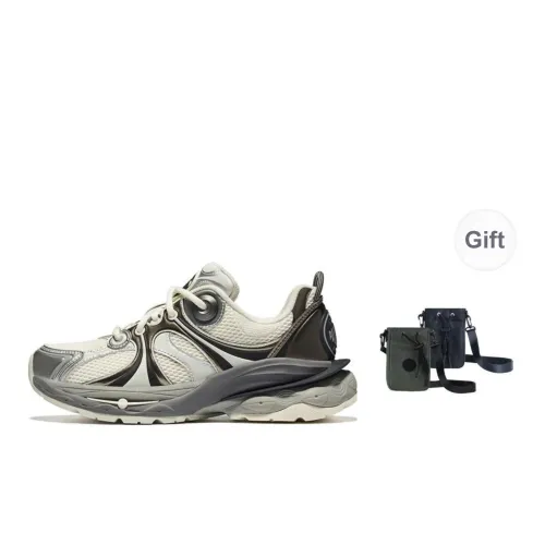 Palladium Breathable And Resilient Low Top Casual Shoes Men's Gray White