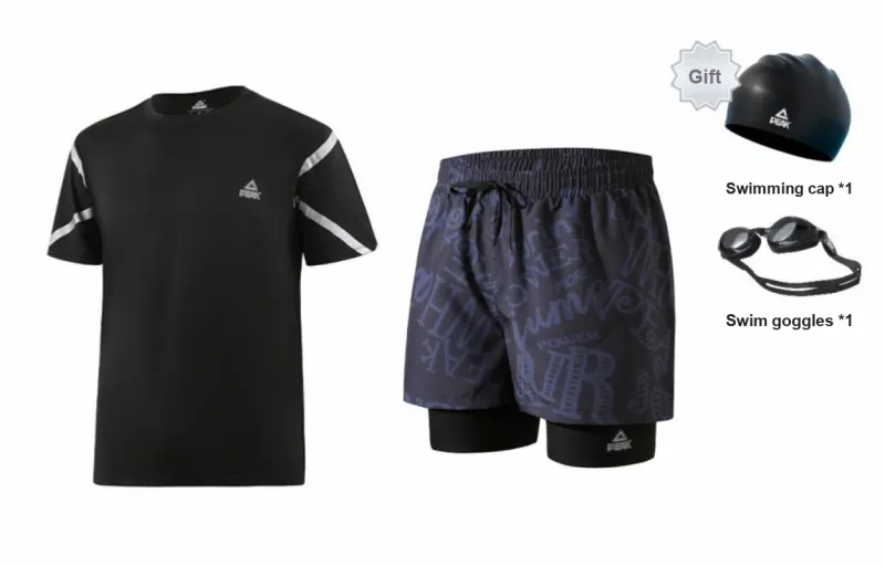 PEAK Swimming Sets Polyester Pool Men's-5