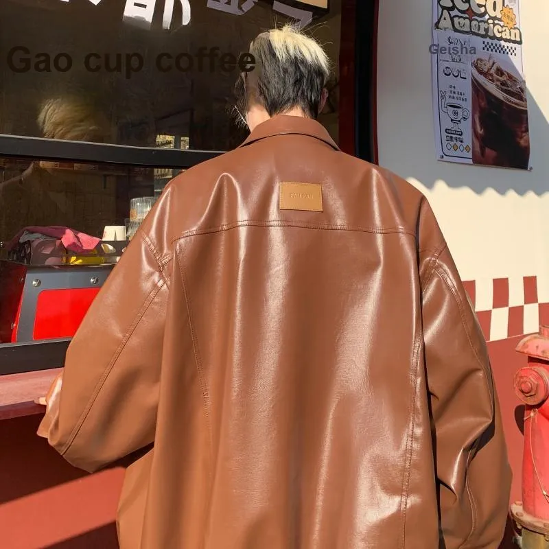 Fakeyoung Leather Jacket Unisex-2