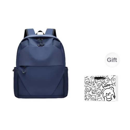 WEIERLUN Oxford Backpack Razzmic Backpack Regular Men's Dark Blue/Dark Gray/Black