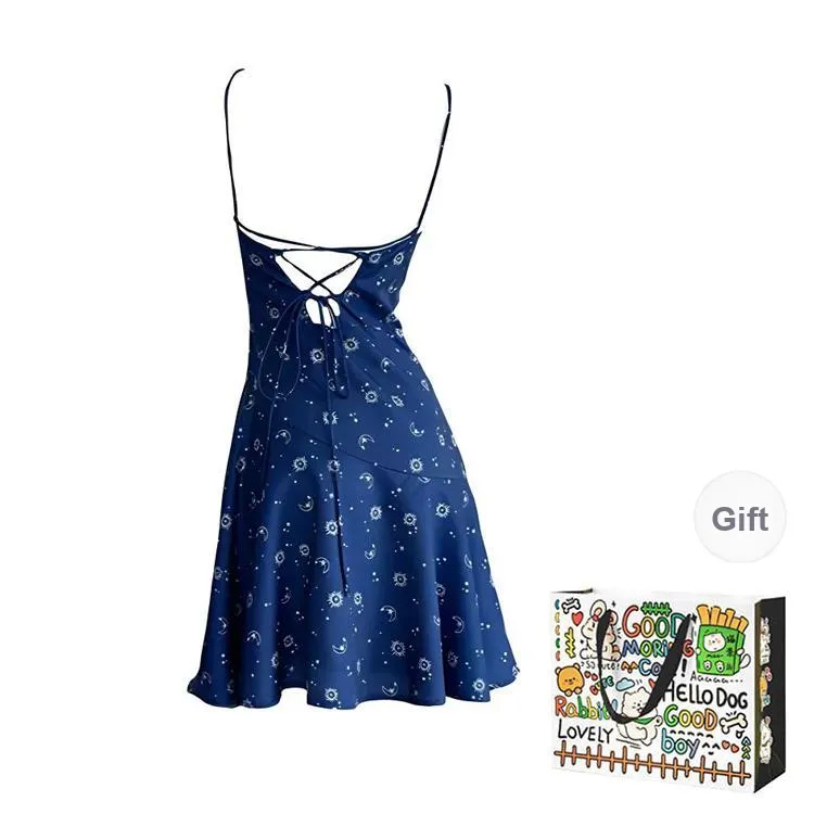 OURUOKE Slip Dresses Women's-1