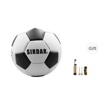 SIRDAR Size 4 5 Size Soccer PVC Machine Stitched Soccer Ball Unisex Black White