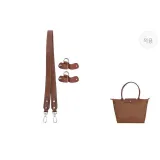 (브라운 실버톤 버클) 95cm [너비] 조절 불가 세트 [신형 업그레이드 · 더 안전함]