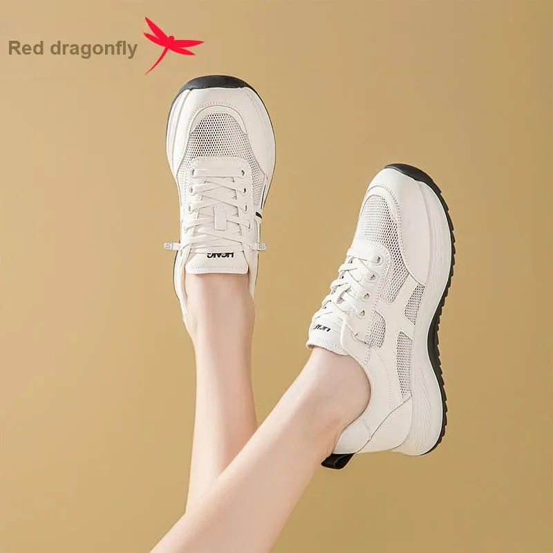 RED DRAGONFLY Breathable And Lightweight Low Top Casual Shoes Women's-7