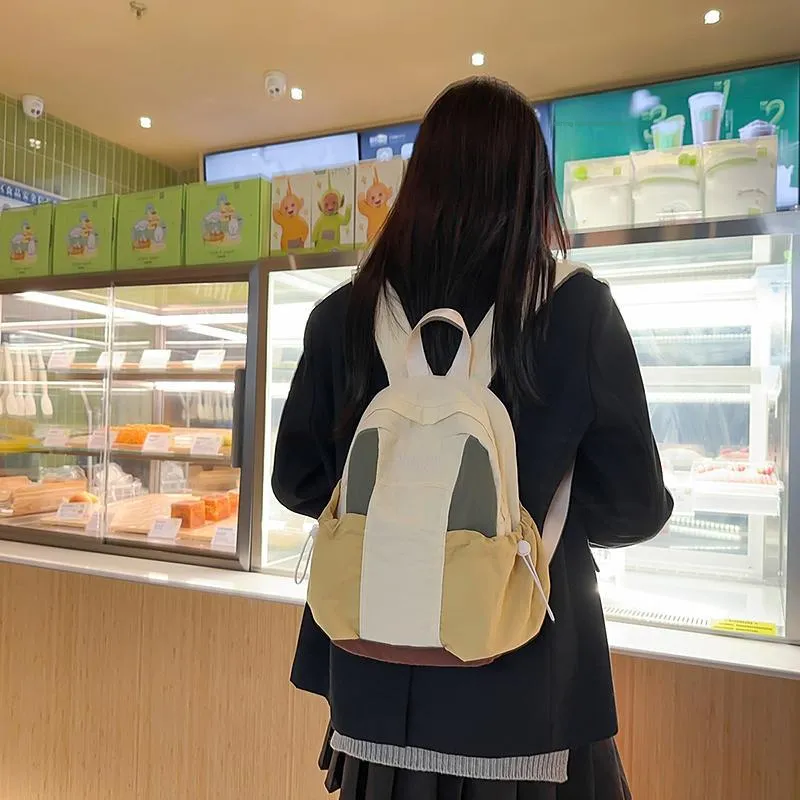 DCLOUD Nylon Backpack Unisex Multicolor-10