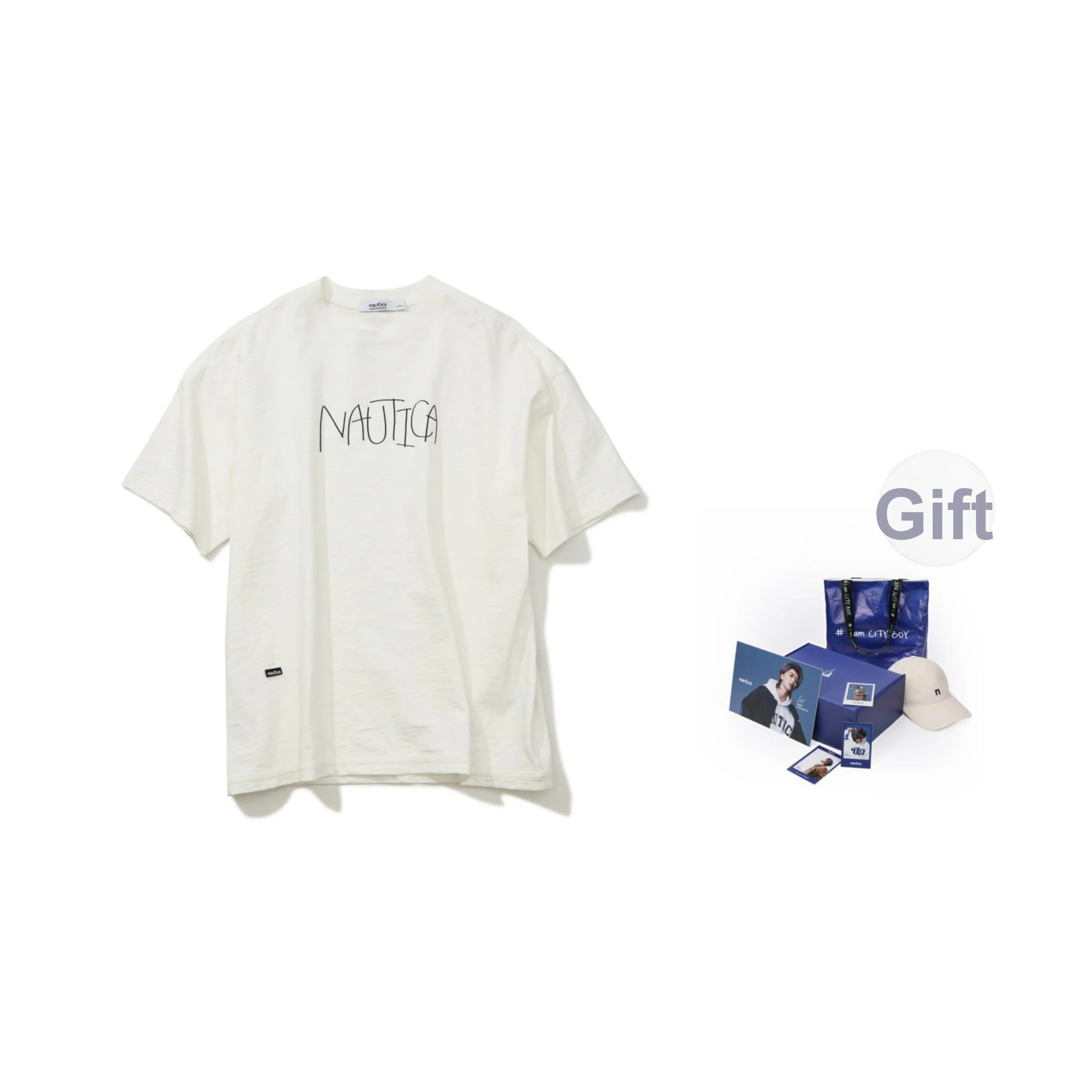 Nautica White Sail T-Shirt Мужская