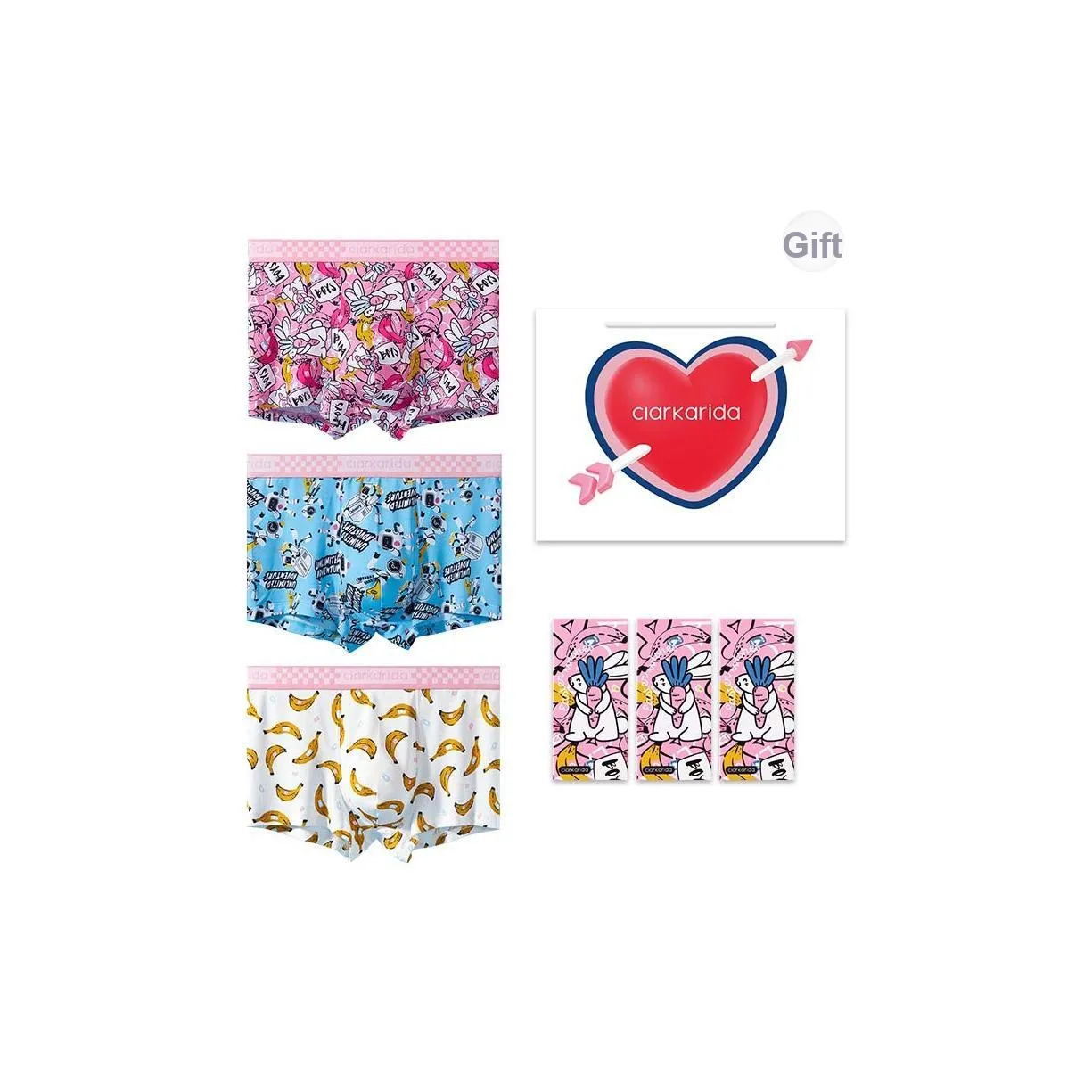 Clarkarida Трусы Мужские Коробка из 3 штук