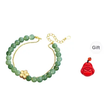 MUGONGZI Hetian Jade Bracelets Pale Greenish White Jade Women's