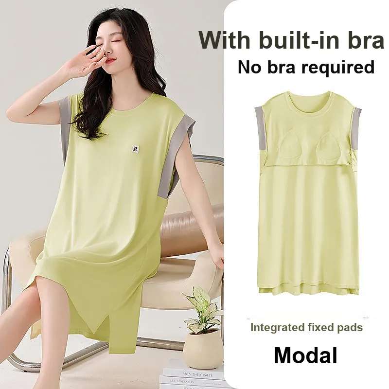 GOSO Nightgown Women's Fruit Green-7