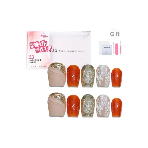 YUNYUEQIAO Осенний Ying Хурма Элегантность Изящный Милый Укороченный Кожа Положительный Розовый Оранжевый Сияние