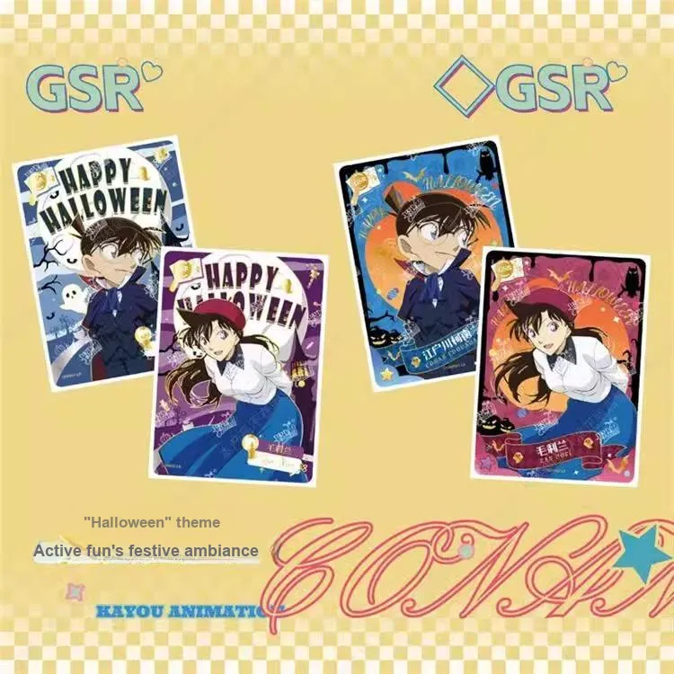 KAYOU Detective Conan Case Closed Famous Detective Collectible Card Mystery Revealed Pack IP/Anime Cards 1 Box/36 Pack
