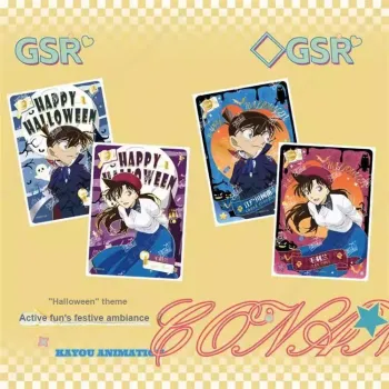 KAYOU Detective Conan Case Closed Famous Detective Collectible Card Mystery Revealed Pack IP/Anime Cards 1 Box/36 Pack