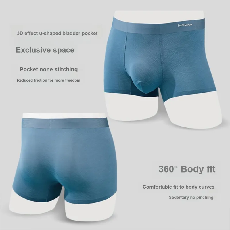 MIIOW Underpants Men's 3 Pack Mixed Color-1