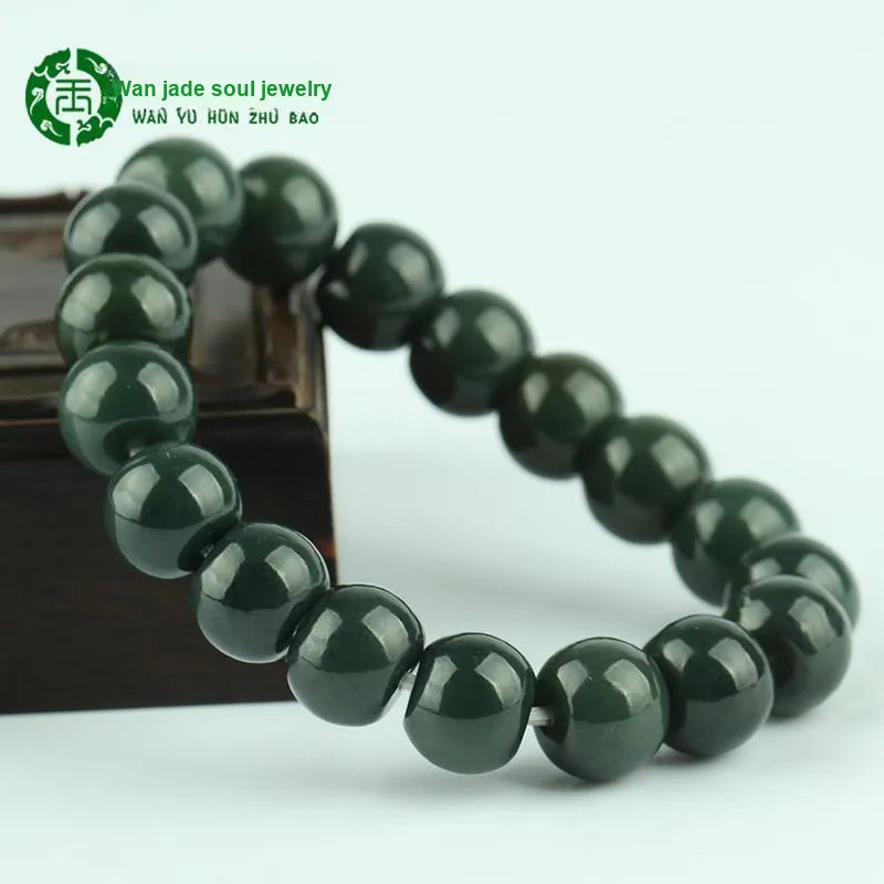 WANYUHUN Bracelets Green Jade Unisex-1