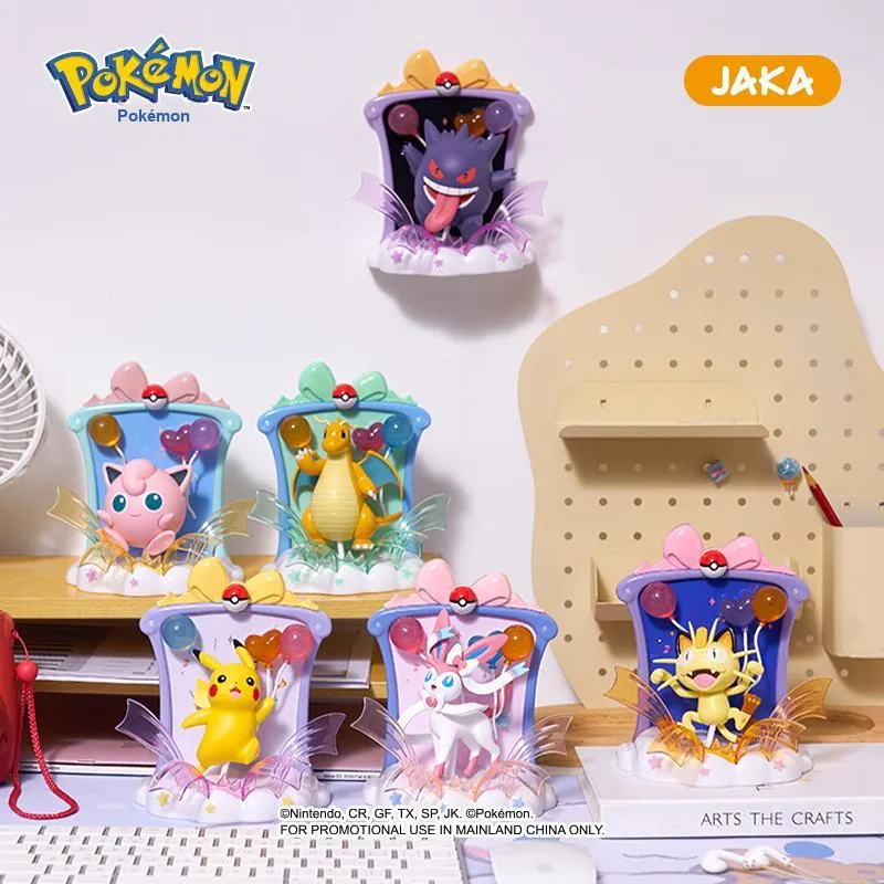 JAKA Pokémon Happy Party Photo Frame Collection Chibi Figures-11